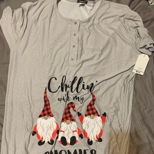 NWT nightgown gray - one size fits all